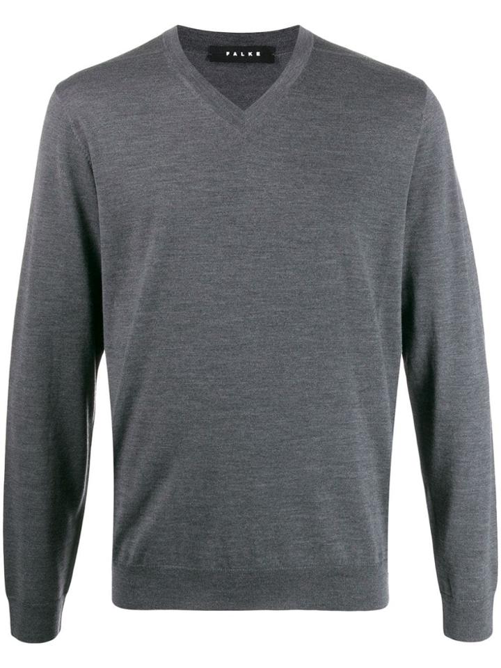 Falke Colour Block Jumper - Grey