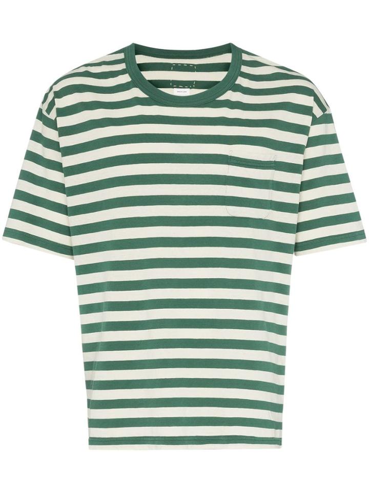Visvim Jumbo Striped T-shirt - Green
