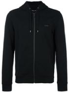 Michael Kors Zipped Hoodie, Men's, Size: Medium, Black, Cotton/spandex/elastane