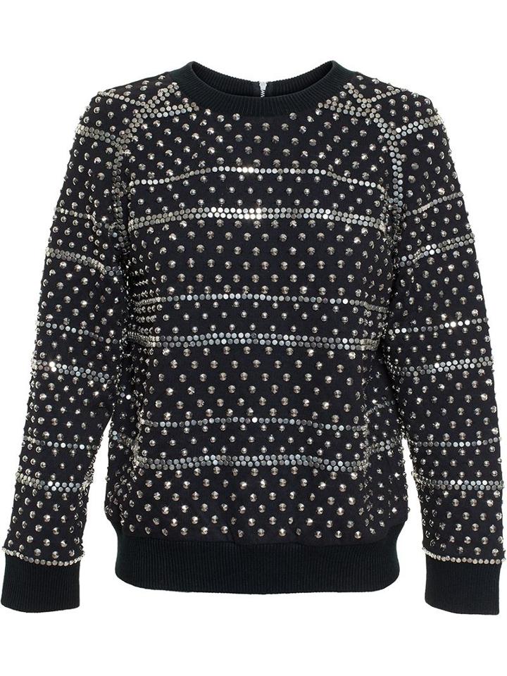 Ashish Studded Zip-back Jumper