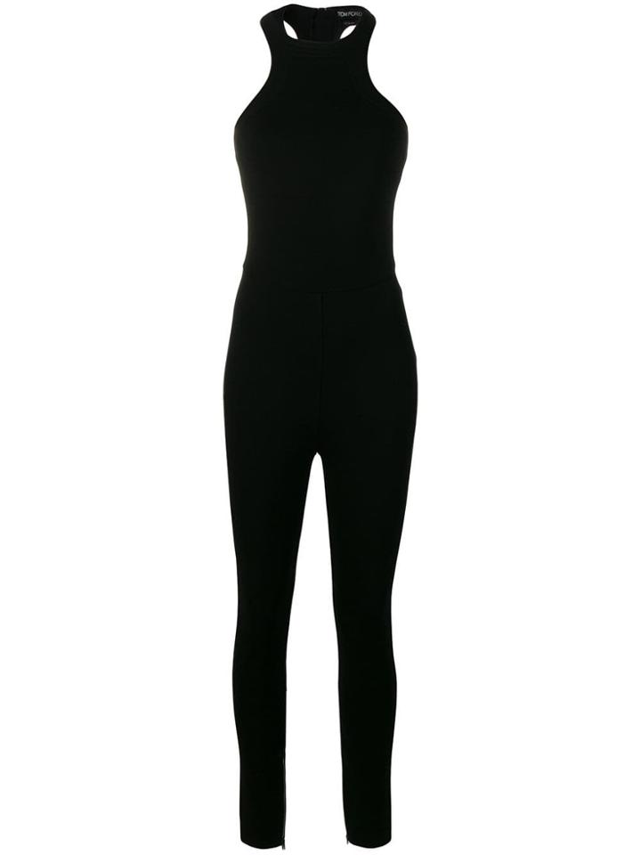 Tom Ford Compact Jersey Jumpsuit - Black
