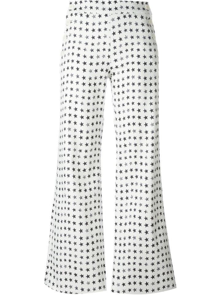 Max Mara Zirlo Trousers, Women's, Size: 40, White, Cotton/spandex/elastane