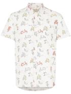 Maison Kitsuné Scooter Print Shirt - White