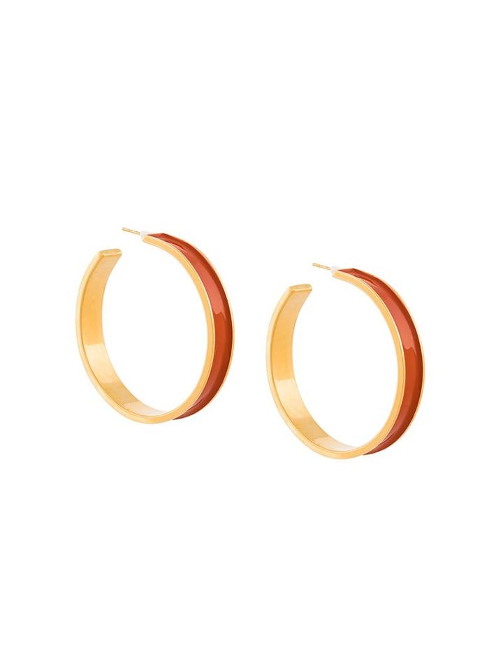 Marni Hoop Earrings, Women's, Metallic