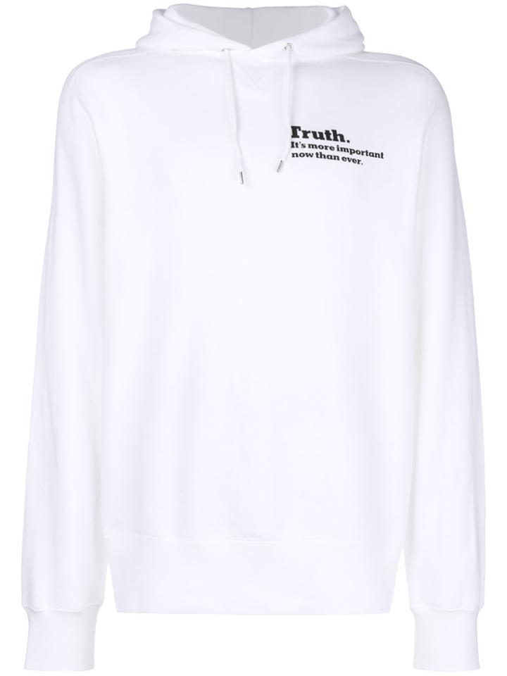 Sacai Truth Hoodie - White