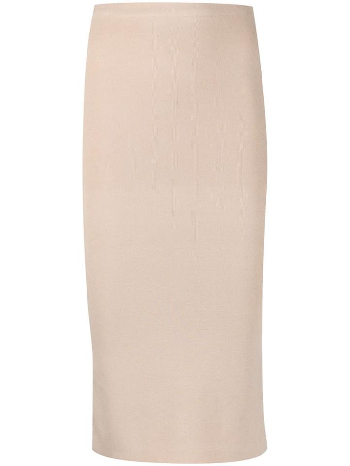 Joseph Knit Pencil Skirt - Neutrals