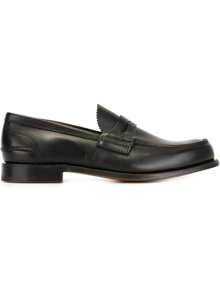 Church S Pembrey Loafers, Men's, Size: 6.5, Black, Leather