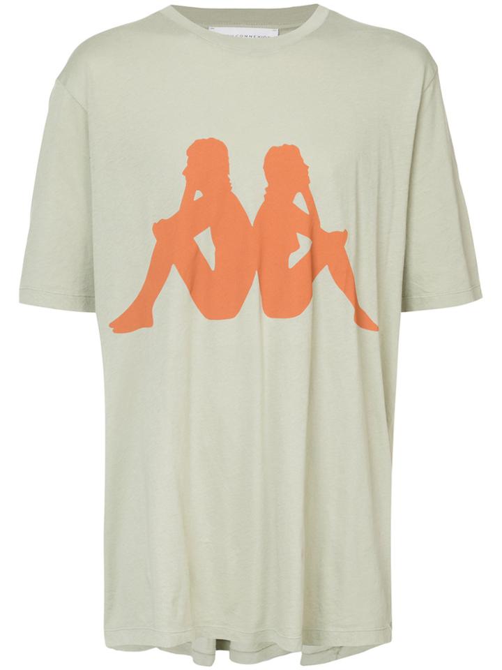 Faith Connexion Faith Connexion X Kappa Printed T-shirt - Green