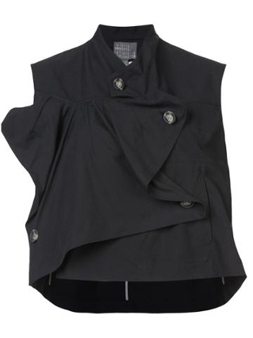 Roberta Furlanetto Sculpted Vest - Black
