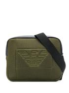 Emporio Armani Mesh Panelled Belt Bag - Green