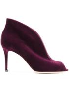 Gianvito Rossi Open-toe Stilettos - Pink & Purple