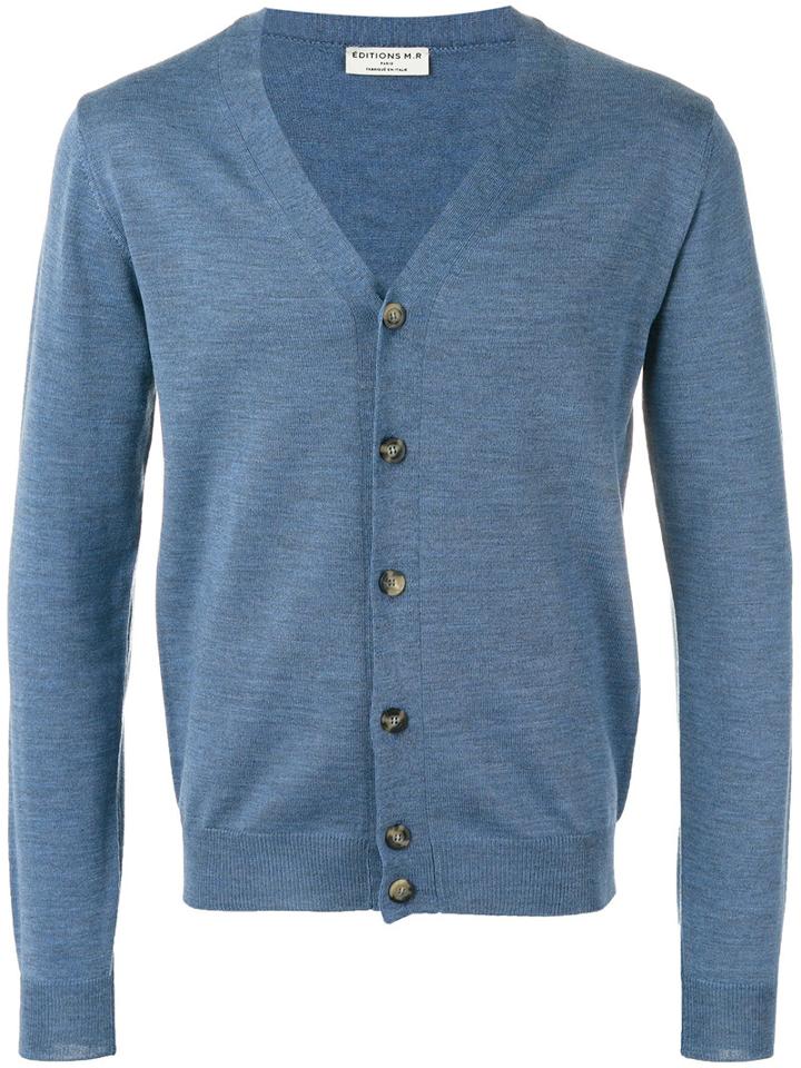 Éditions M.r Balthus Cardigan, Men's, Size: Large, Blue, Merino