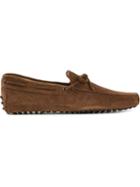 Tod S Gommino Driving Shoes, Men's, Size: 8.5, Brown, Leather