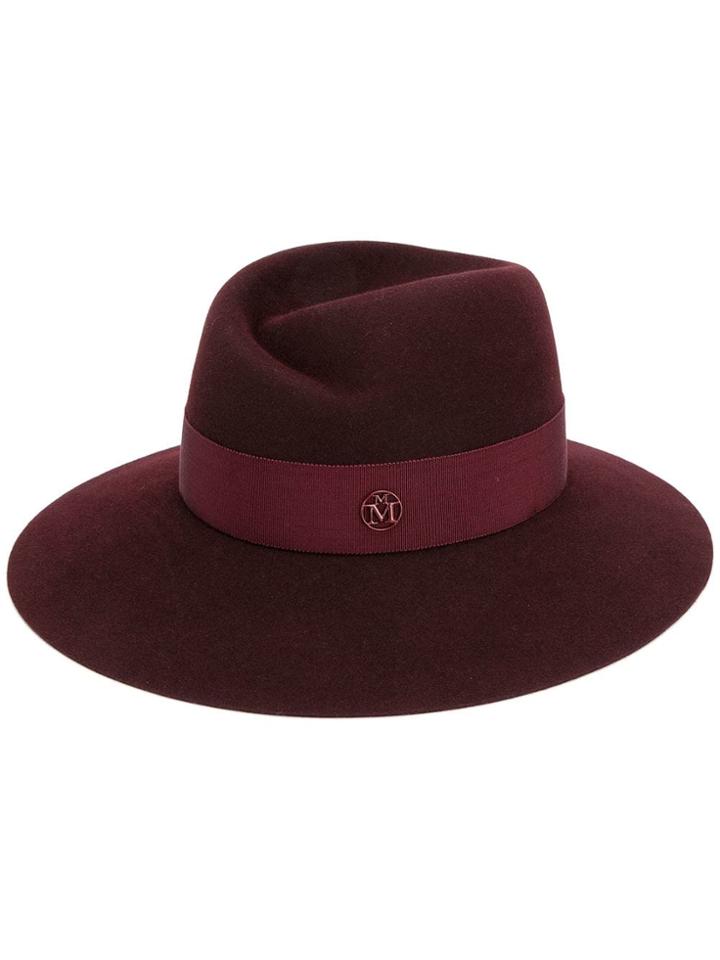 Maison Michel Virginie Fedora Hat - Pink