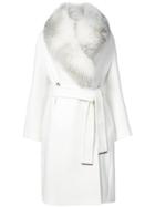 Roberto Cavalli Robe Stole Coat - White