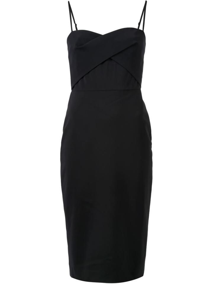 Dion Lee Cross-over Bustier Strappy Dress, Women's, Size: 12, Black, Polyamide/spandex/elastane/acetate