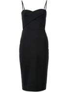 Dion Lee Cross-over Bustier Strappy Dress, Women's, Size: 12, Black, Polyamide/spandex/elastane/acetate