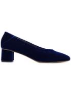 Estnation Chunky Heel Pumps - Blue