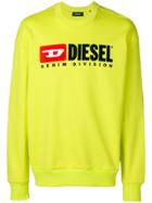 Diesel Logo Sweatshirt - Yellow