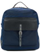 Ally Capellino Ian Waxed Backpack - Blue