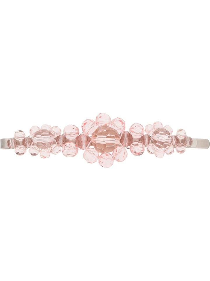 Simone Rocha Large Flower Hair Clip - Pink