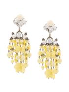 Dannijo Lionel Earrings - Yellow & Orange