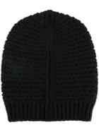 Rick Owens Knit Beanie, Women's, Black, Wool