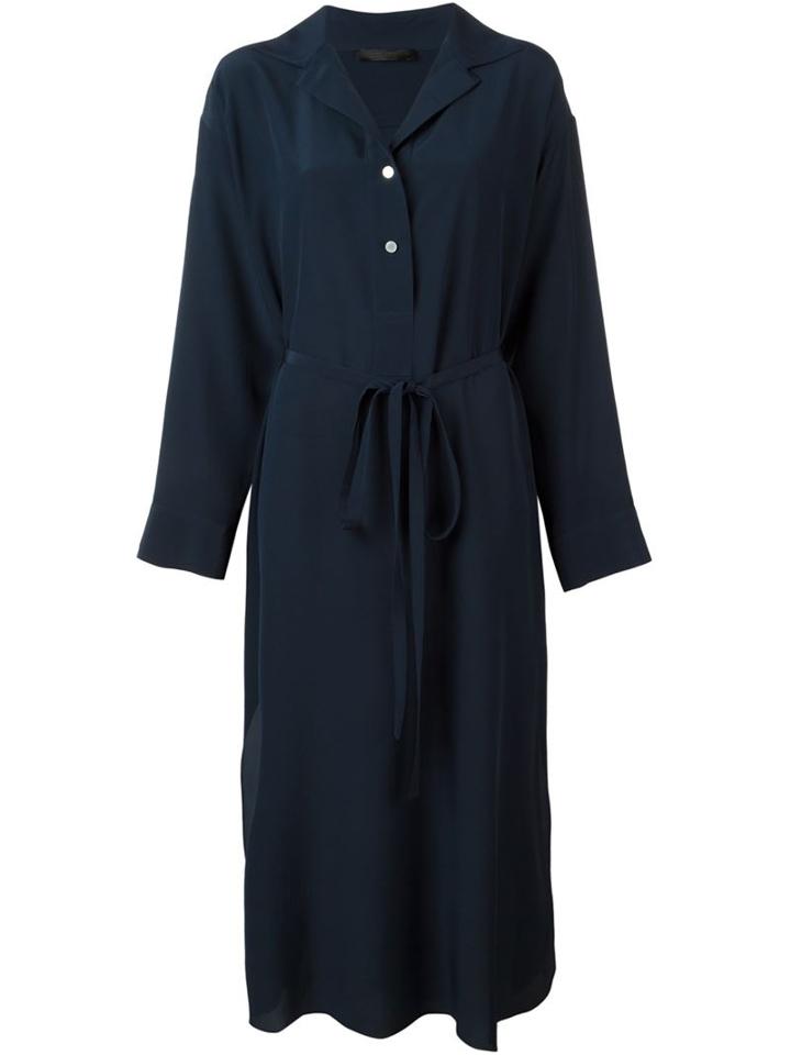 The Row 'luid' Dress, Women's, Size: Small, Blue, Silk