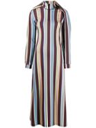 Y/project High Neck Striped Dress - Multicolour