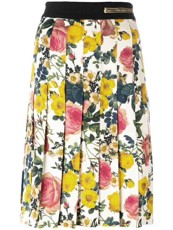 Fausto Puglisi Contrast Prints Midi Skirt, Women's, Size: 44, Viscose/spandex/elastane