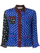 Marni Multi Panelled Pyjama Shirt - Blue