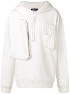 Calvin Klein 205w39nyc Oversized Multi-pocked Hoodie - White