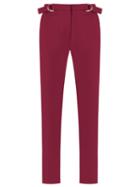 Reinaldo Lourenço - Straight Trousers - Women - Cotton - 44, Pink/purple, Cotton