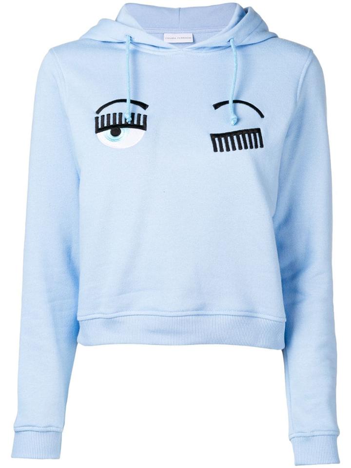 Chiara Ferragni 'flirting' Hoodie - Blue