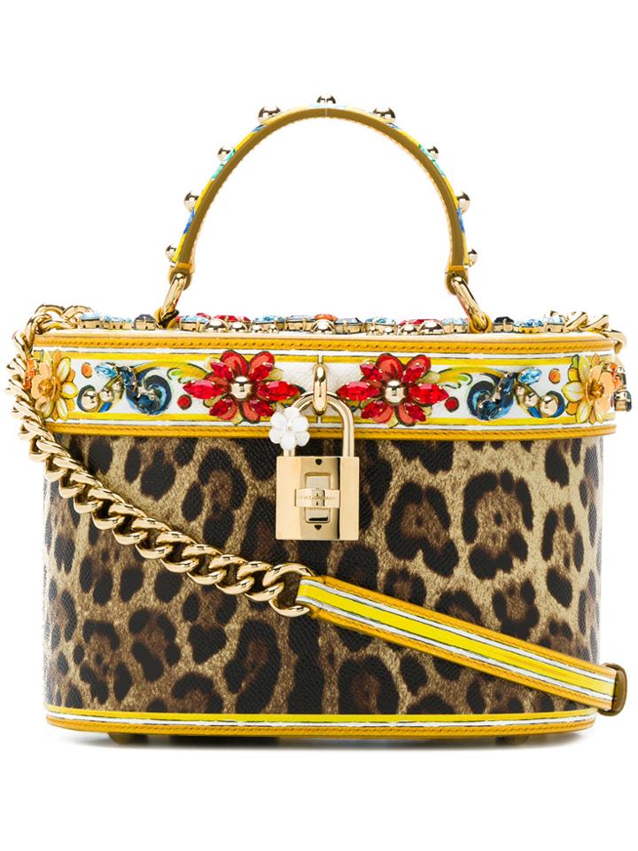Dolce & Gabbana Dolce Cestino Embellished Tote - Multicolour