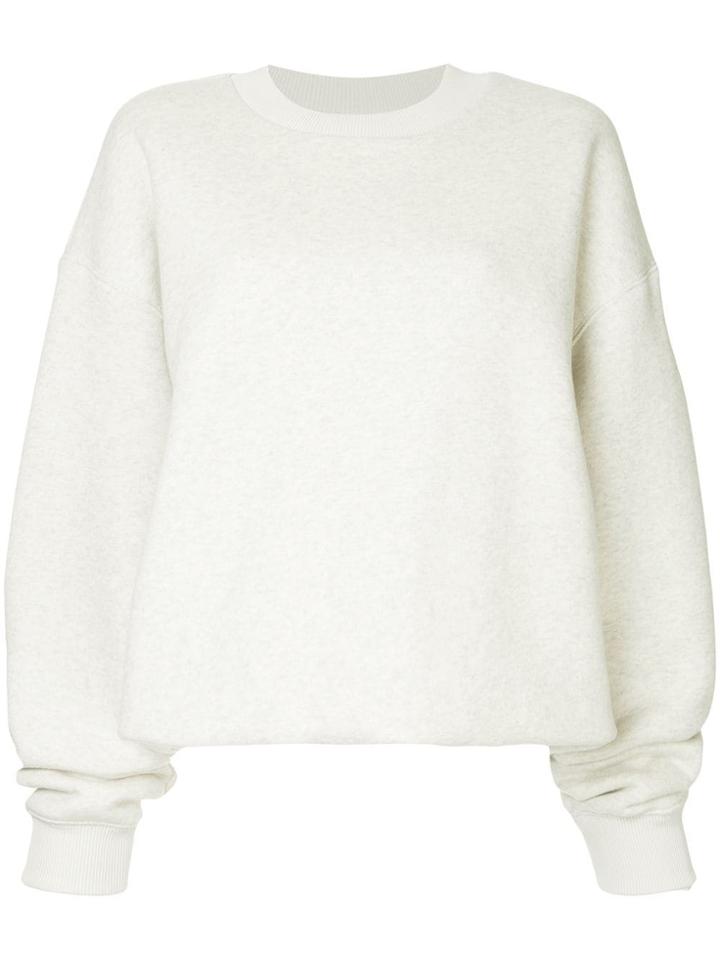 T By Alexander Wang Soft Knit Sweatshirt - Grey