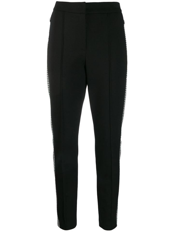 Escada Sport Houndstooth Stripe Trousers - Black