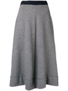 N.peal Flared Knitted Skirt - Blue