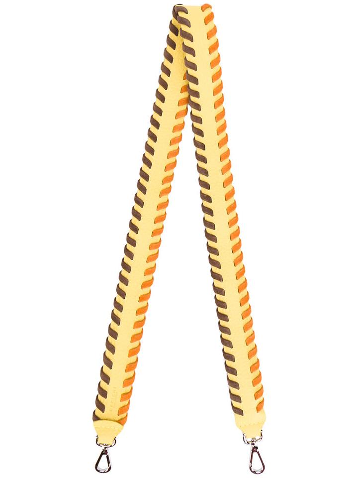 Orciani - Detachable Shoulder Strap - Women - Leather - One Size, Yellow/orange, Leather