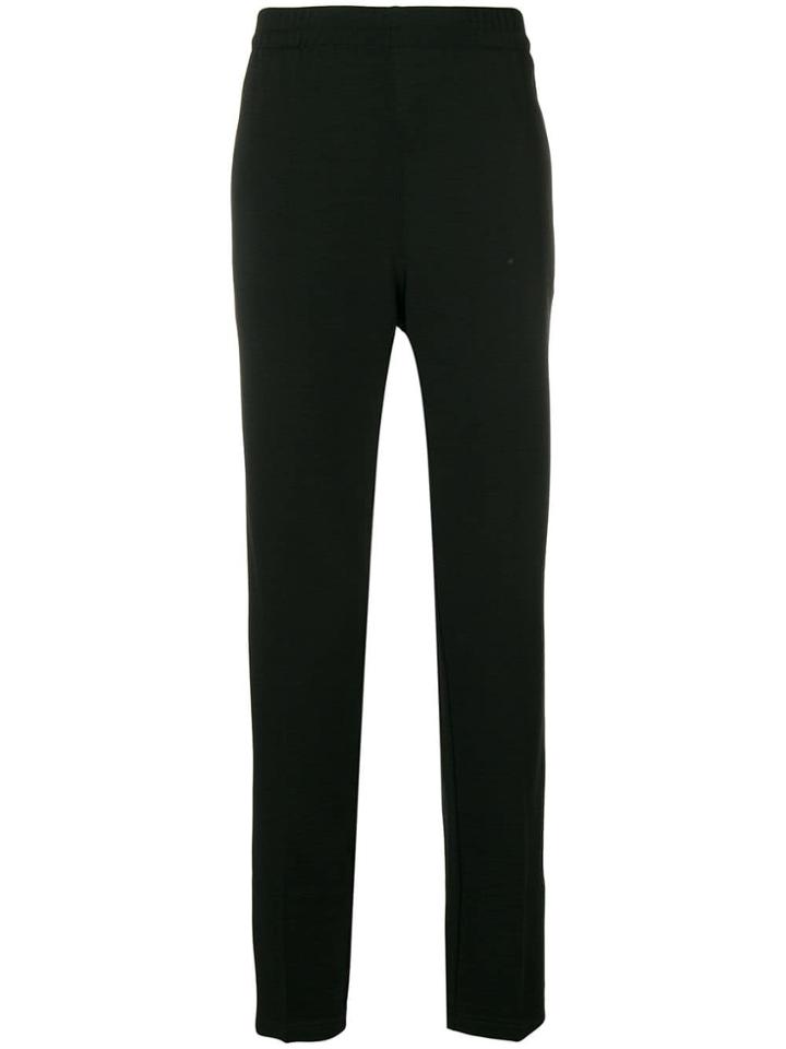 Z Zegna Straight Leg Track Pants - Black