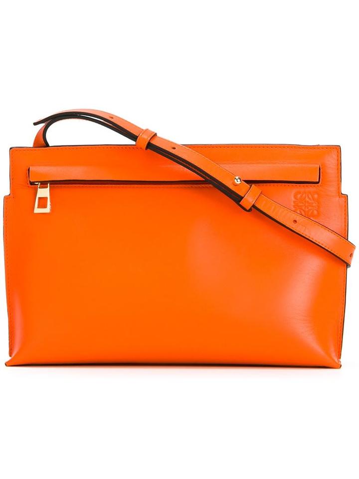 Loewe Front Zip Crossbody Bag, Women's, Yellow/orange