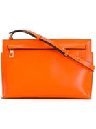 Loewe Front Zip Crossbody Bag, Women's, Yellow/orange