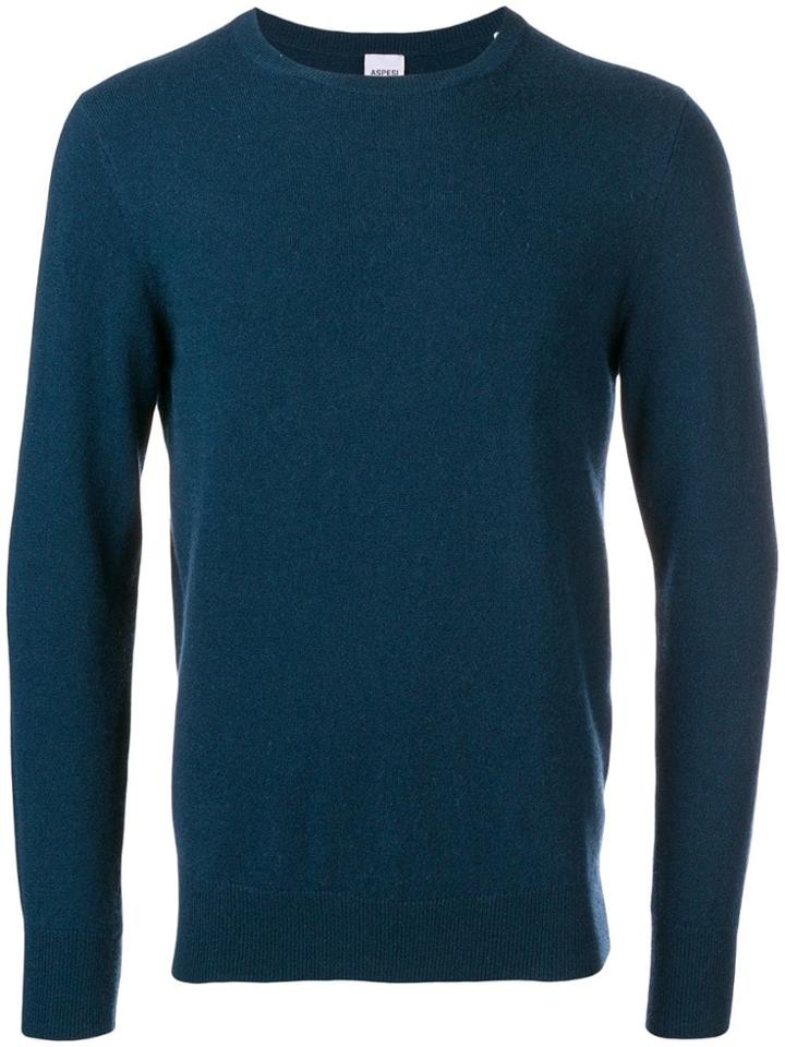Aspesi Crew-neck Sweater - Blue