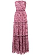 Zac Zac Posen Floral Maxi Dress - Pink & Purple