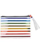Mary Katrantzou Striped Clutch