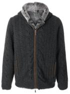 Ballantyne V-neck Knitted Gilet - Blue