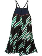 Derek Lam 10 Crosby A-line Print Top