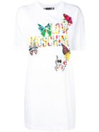 Love Moschino Butterfly T-shirt Dress - White