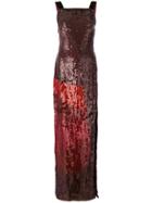 Tom Ford Sequins Embellished Dress - Red