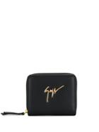 Giuseppe Zanotti Logo Plaque Pouch - Black